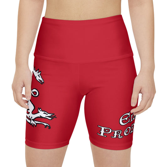 DARK RED - Endless Productions Bike Shorts