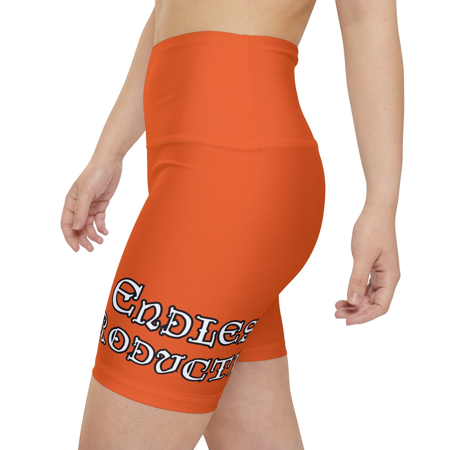 ORANGE - Endless Productions Bike Shorts