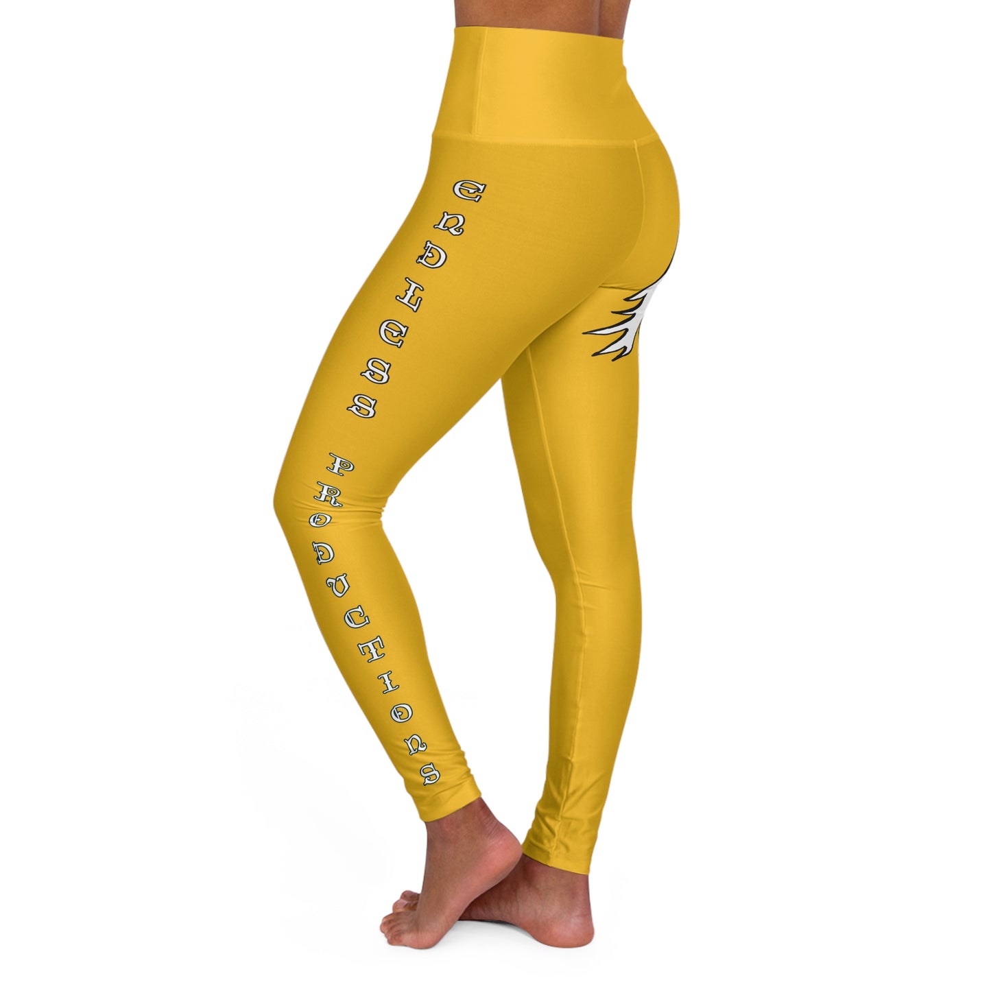 YELLOW -  Endless Productions High waste full length leggings