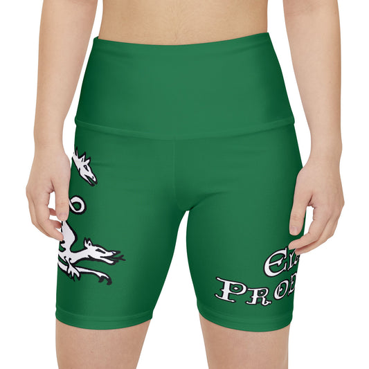 DARK GREEN - Endless Productions Bike Shorts