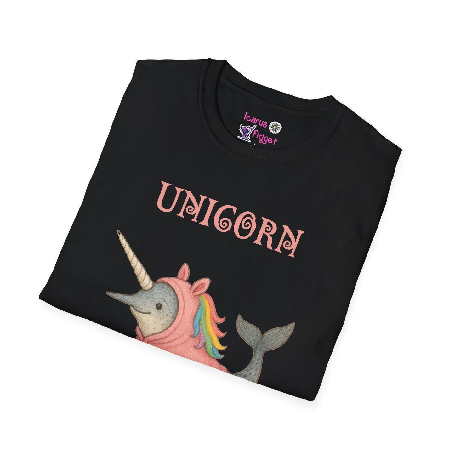 Unicorn Narwhal Shirt, Cute Narwhal in Unicorn , Pastel Animal Meme T Shirt, Funny Kawaii LGBTQ Gift
