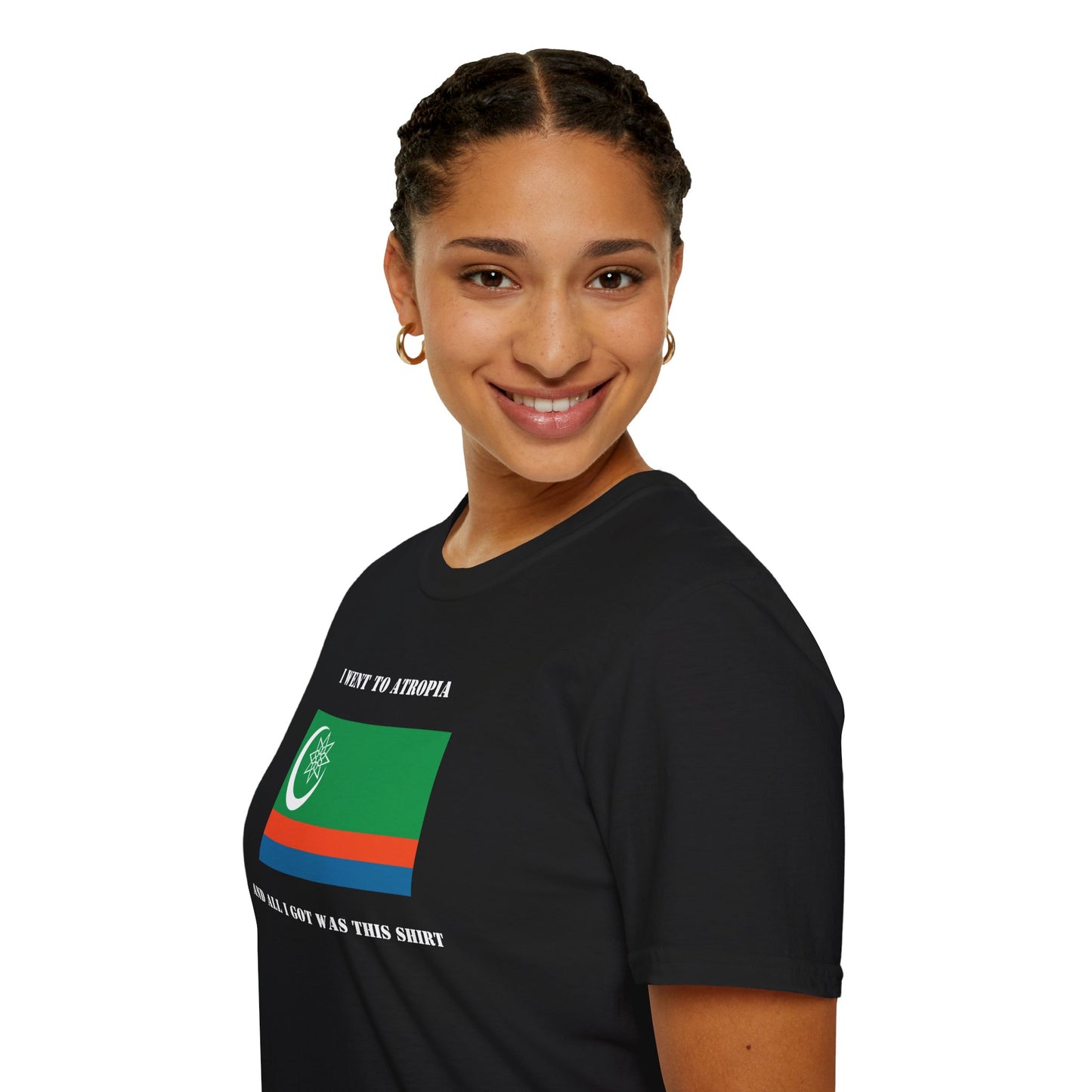 Visit Beautiful Atropia Shirt.  Retro Travel Souvenir Tee from a Country That Totally Exists, Trust Me