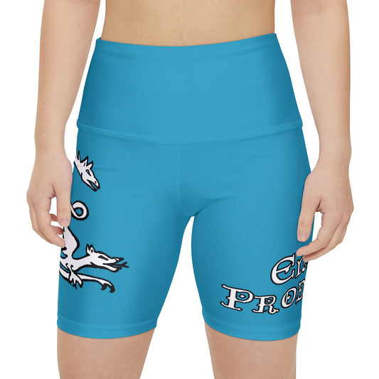 TURQUOISE - Endless Productions Bike Shorts