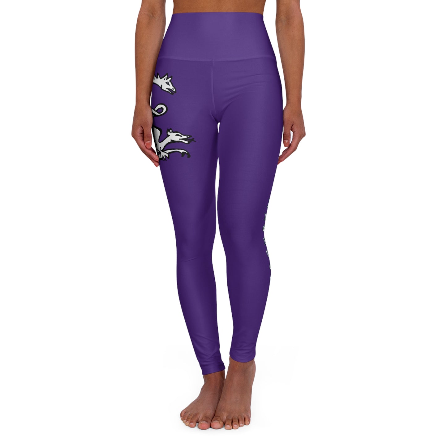 DARK PURPLE -  Endless Productions High waste full length leggings