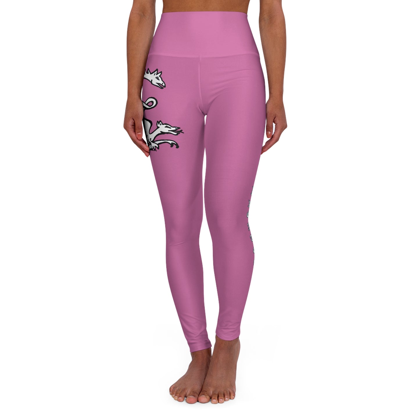 LIGHT PINK - Endless Productions High waste full length leggings
