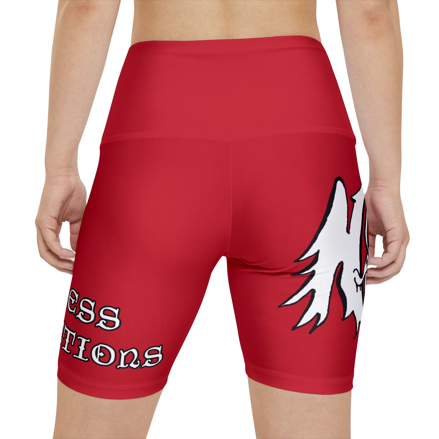 DARK RED - Endless Productions Bike Shorts