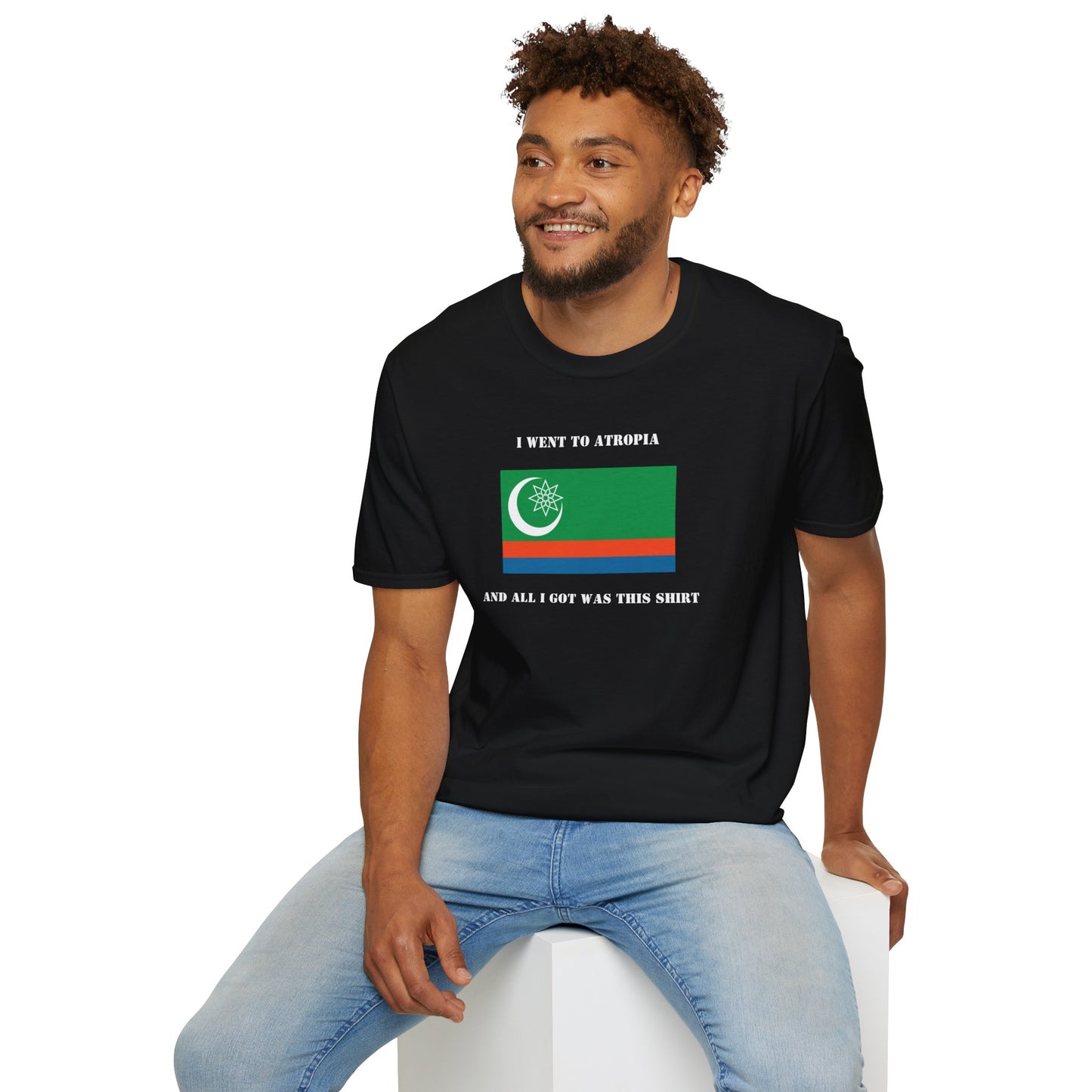 Visit Beautiful Atropia Shirt.  Retro Travel Souvenir Tee from a Country That Totally Exists, Trust Me