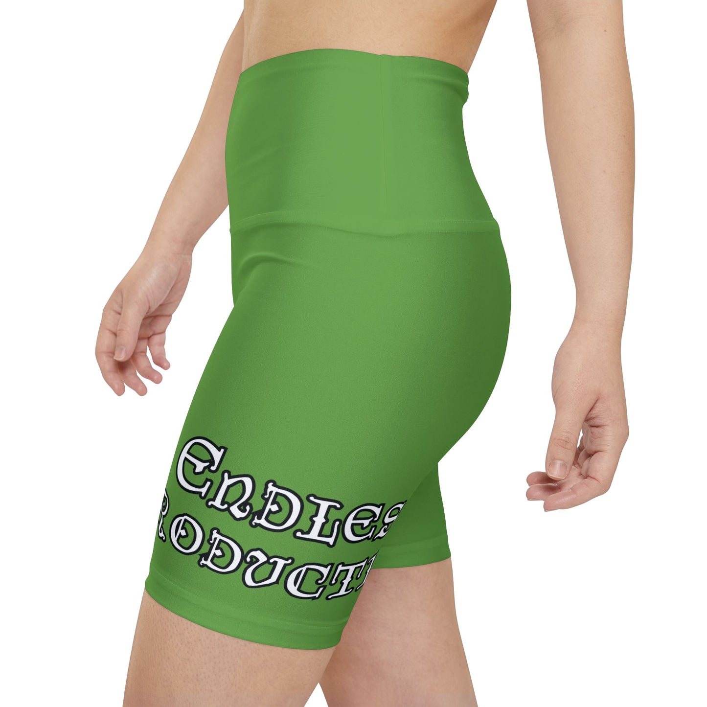 LIGHT GREEN - Endless Productions Bike Shorts