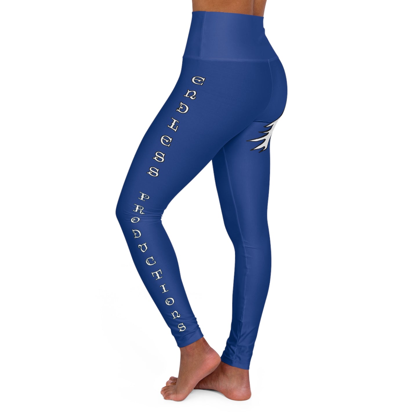 DARK BLUE -  Endless Productions High waste full length leggings