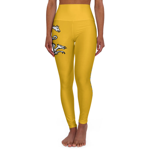 YELLOW -  Endless Productions High waste full length leggings