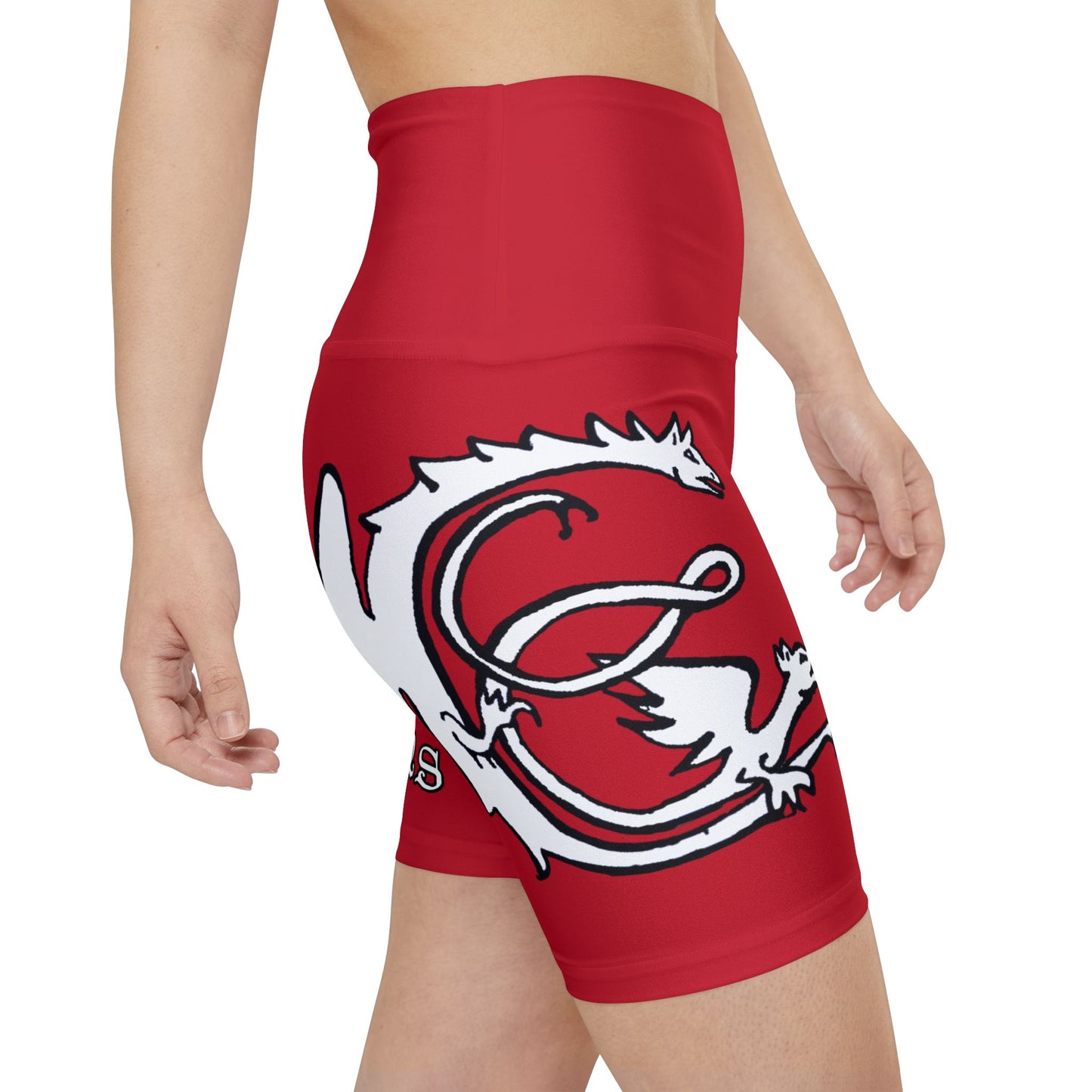 DARK RED - Endless Productions Bike Shorts