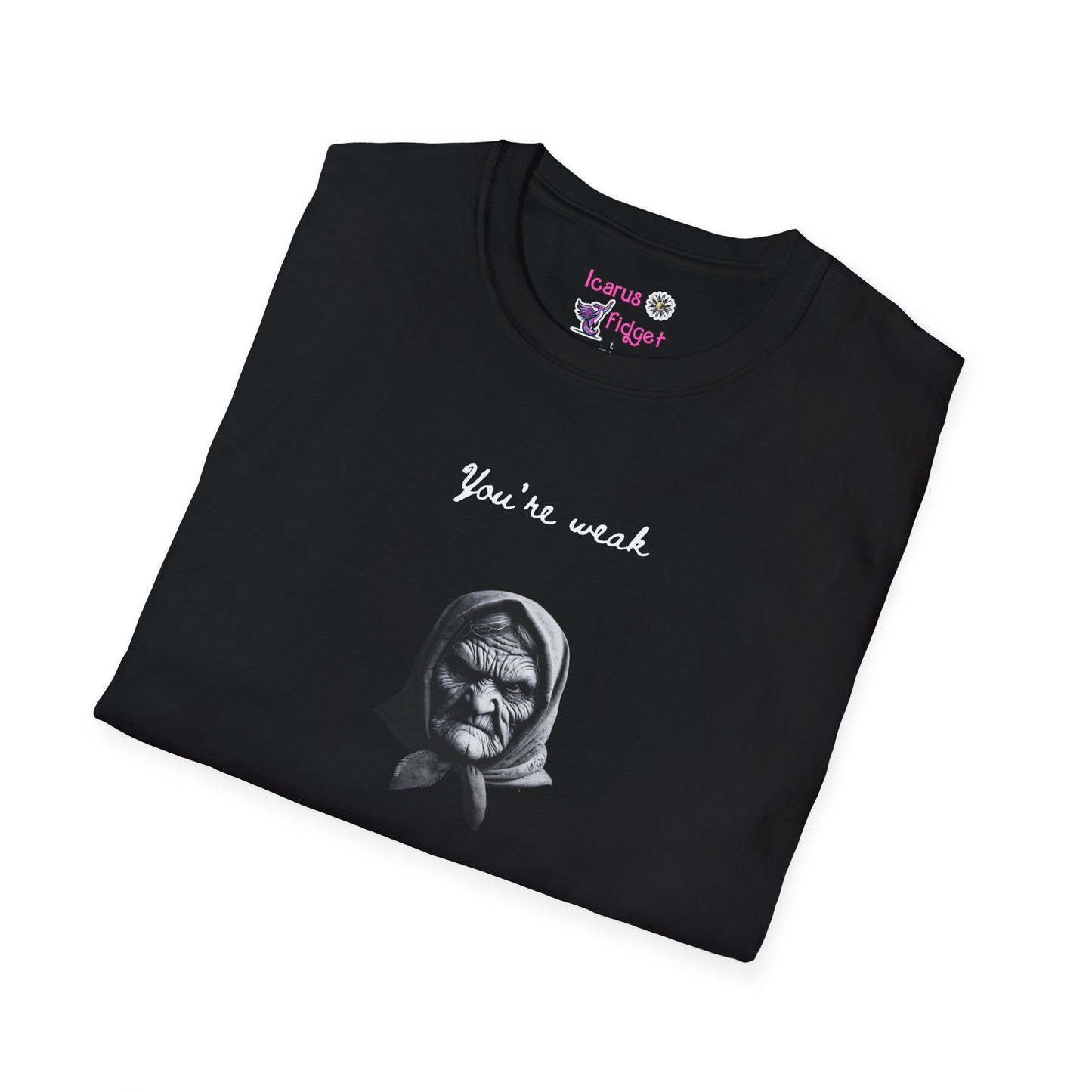Slavic Grandma Doom Prophecy Shirt, Winter Survival Gothic Folklore Tee, Youre Weak Meme Aesthetic