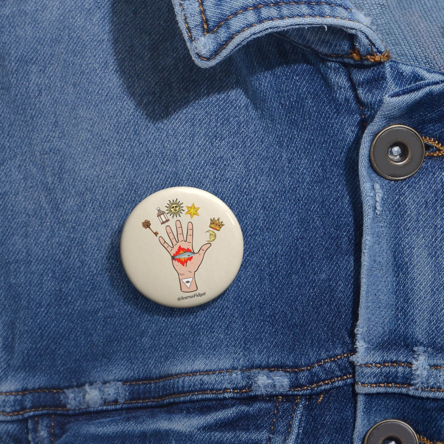 Hand of the Philosopher - Pin Buttons