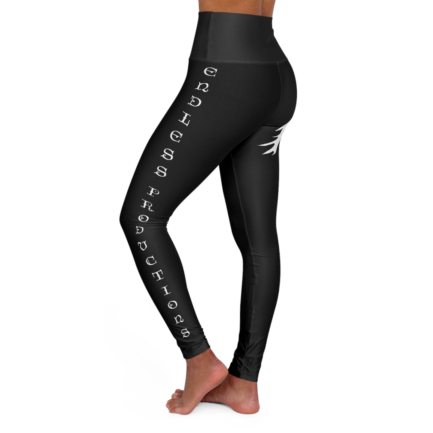 BLACK - Endless Productions High waste full length leggings