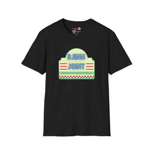 Djinn Joint Neon Diner Logo, Retro Magical Vibes Shirt