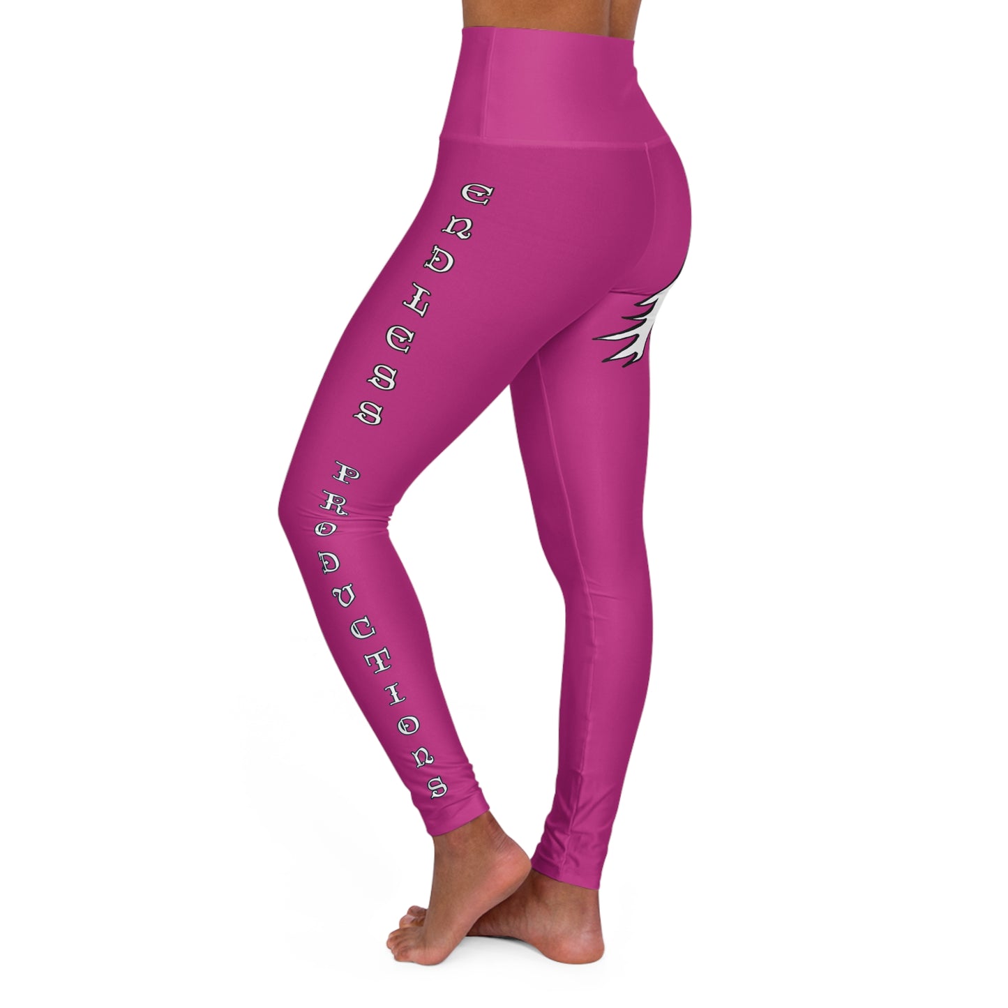PINK - Endless Productions High waste full length leggings