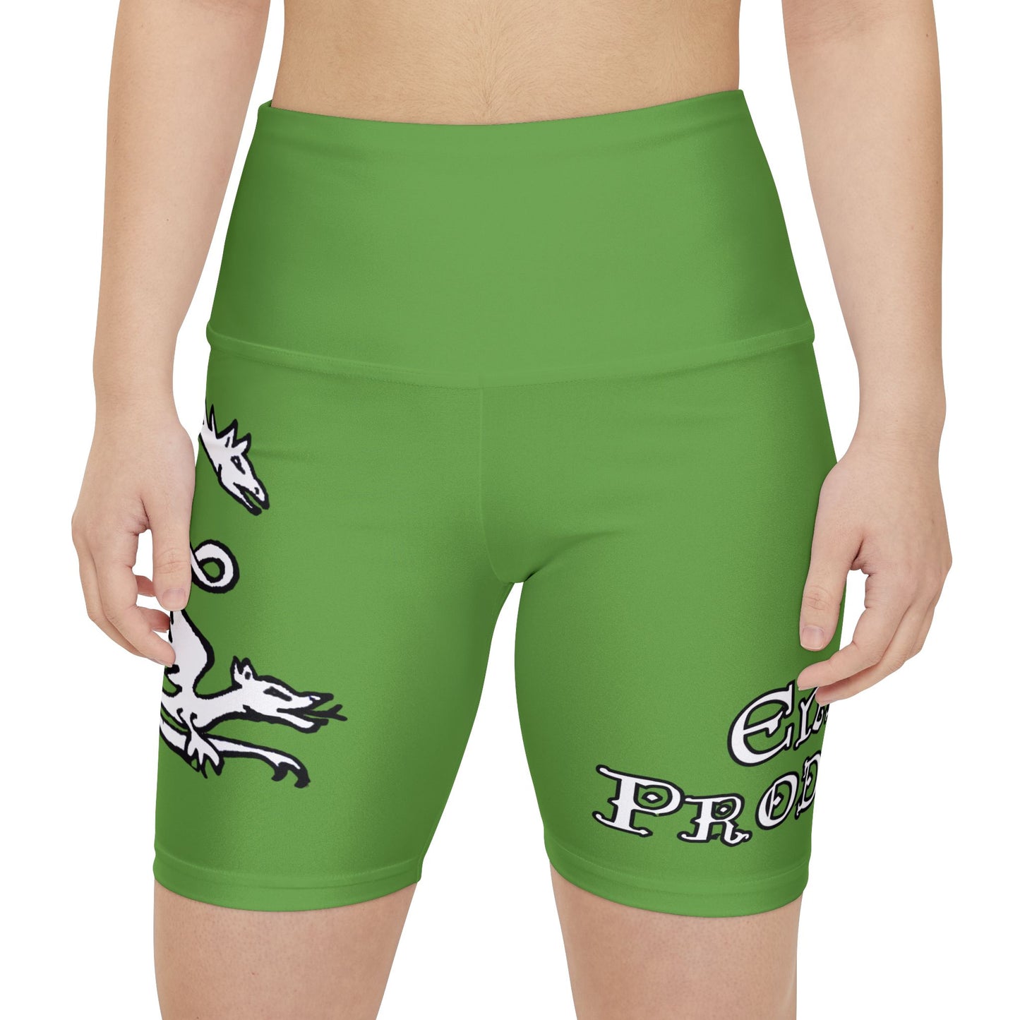 LIGHT GREEN - Endless Productions Bike Shorts