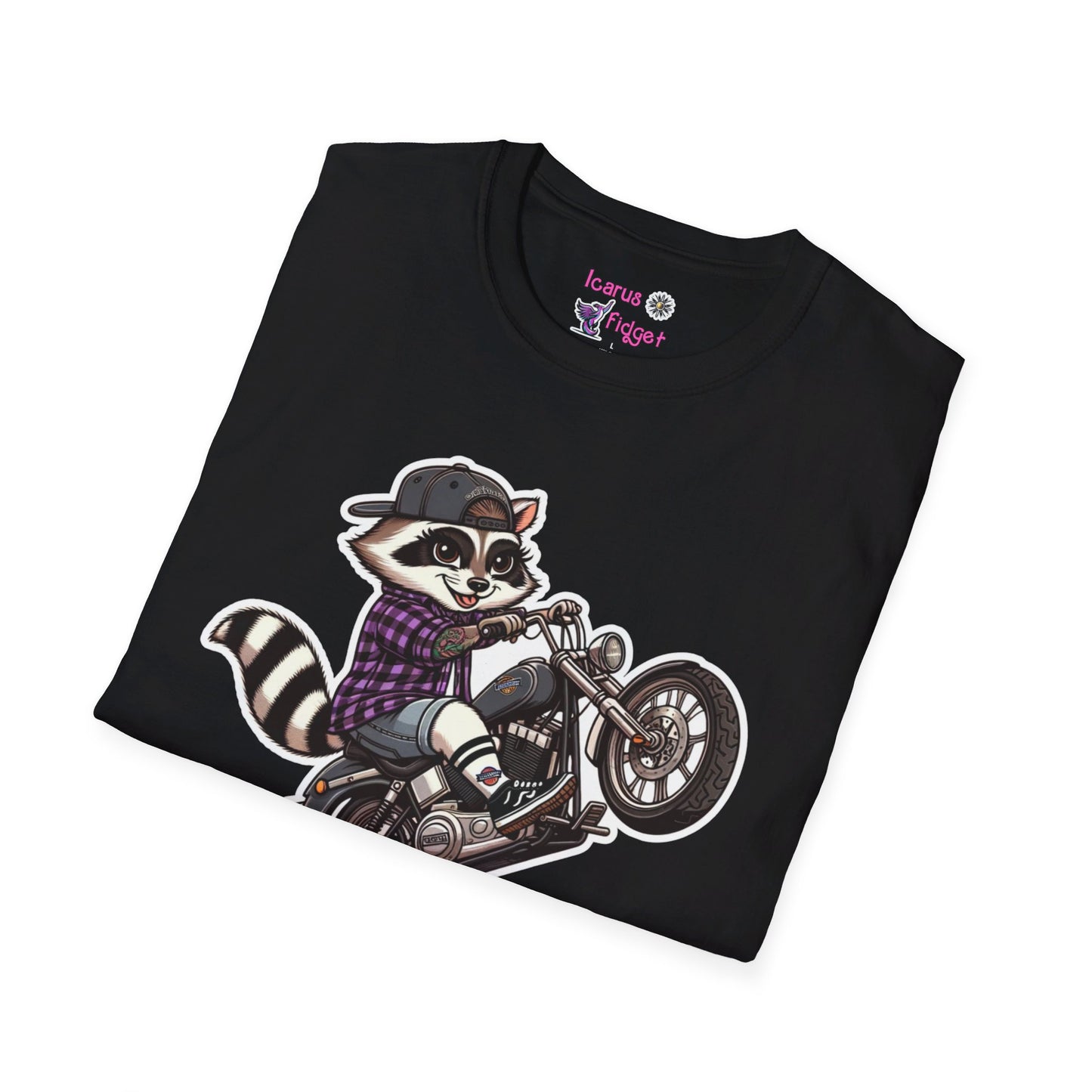 Wheelies Are for Girl Raccoons T-Shirt