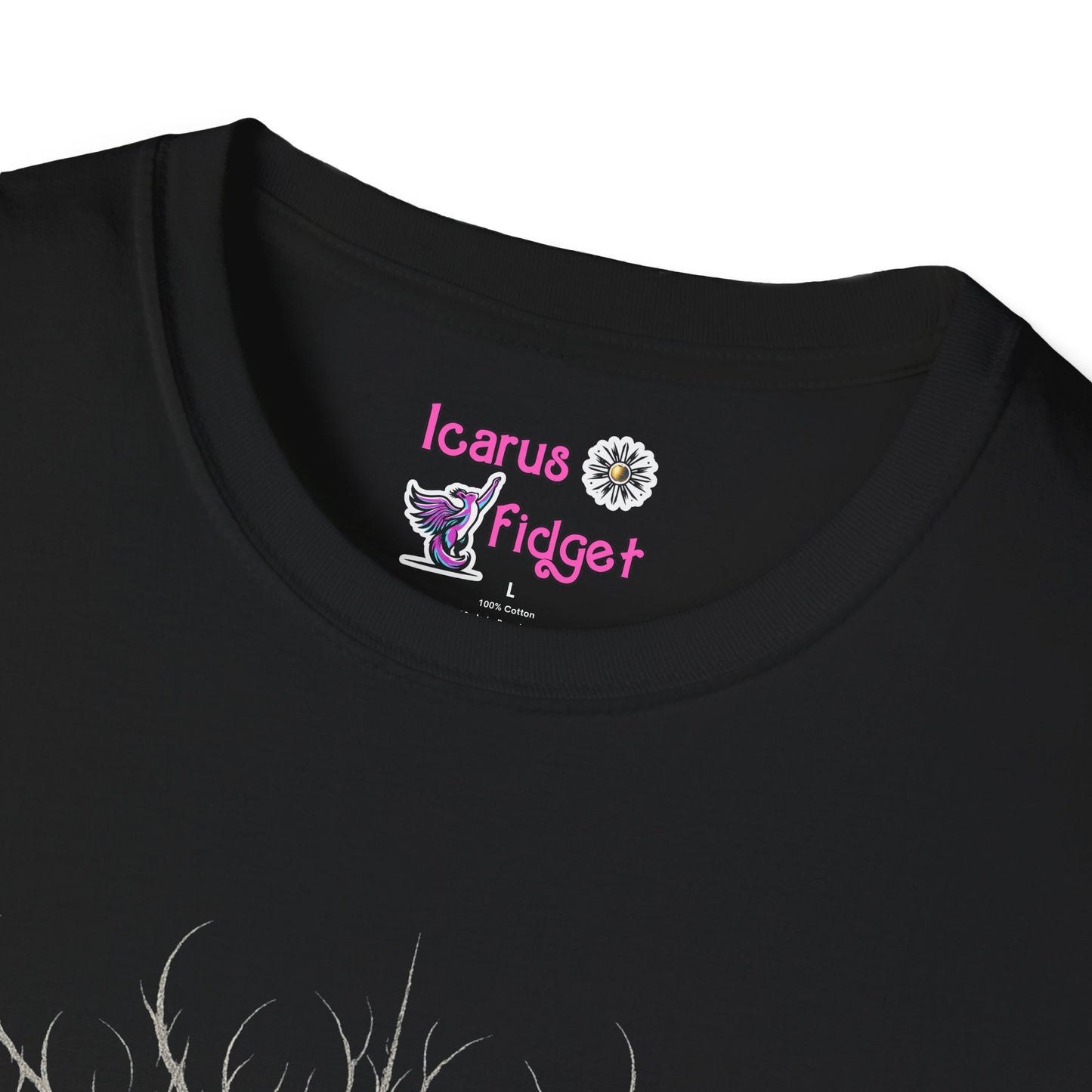 Autism Black Metal Logo Shirt, Frostbitten Neurodivergent Pride Tee, Grim, Spiky, and Brutally Honest