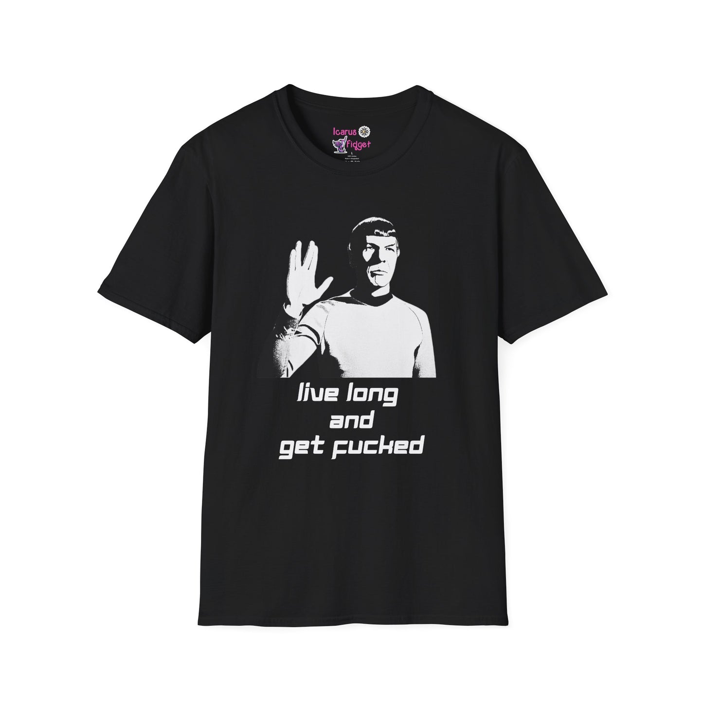 Space Logic Rebel Shirt, Snarky Sci-Fi Inspired Tee, Parody Graphic Bold Exit Line