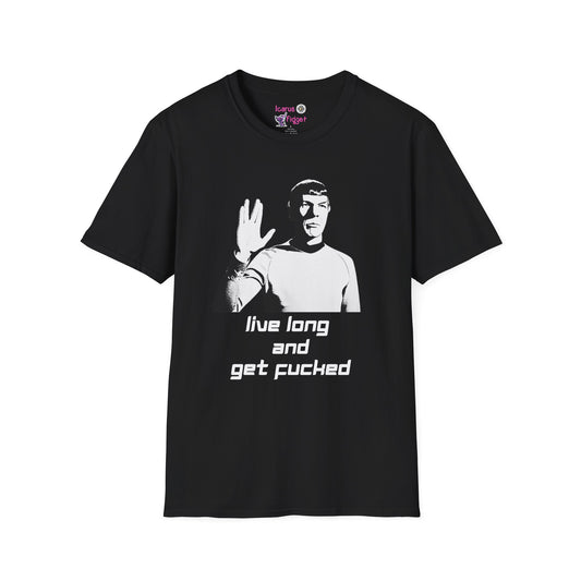 Space Logic Rebel Shirt, Snarky Sci-Fi Inspired Tee, Parody Graphic Bold Exit Line